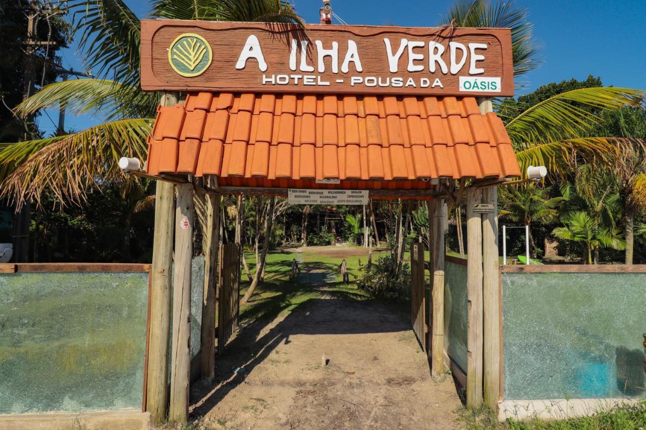 A Ilha Verde Hotel Pousada Na Praia Іля-ду-Мел Екстер'єр фото